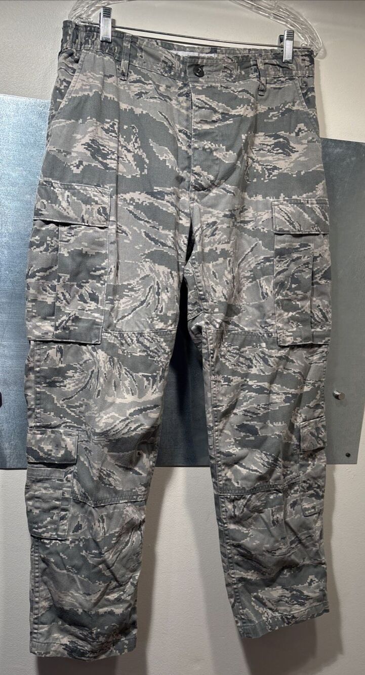USAF Mens Utility Trouser Air Force Digital Camo 34S DSCP 32x30 Elastic Waist